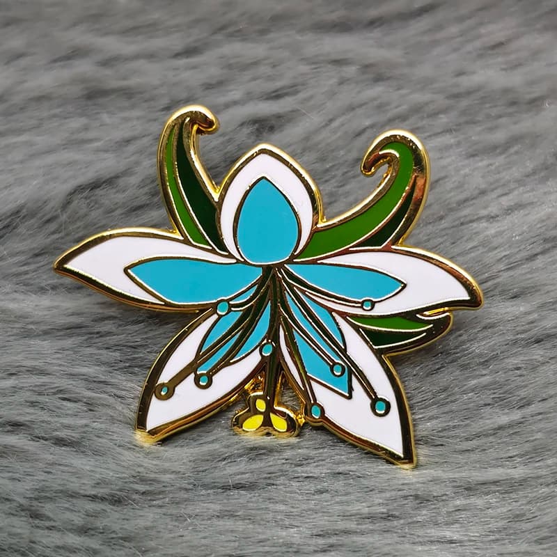 Beautiful Flower Enamel Pins Game Cartoon Brooches Clothes Backpack Hat Lapel Badges Fashion Jewelry Accessories Souvenir Gifts - LIVE | DealPlug Jamaica